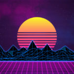Retrowave Neon 80’s Background – 4K
